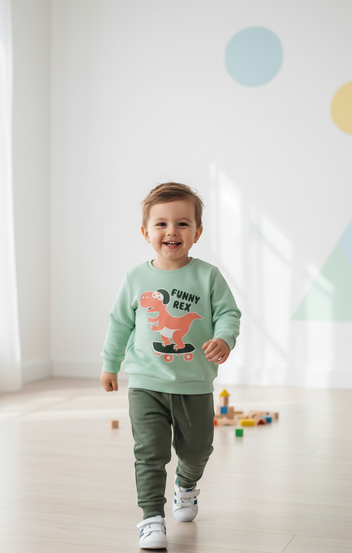 Conjunto Funny Rex Verde