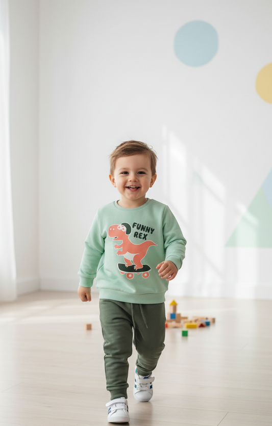 Conjunto Funny Rex Verde