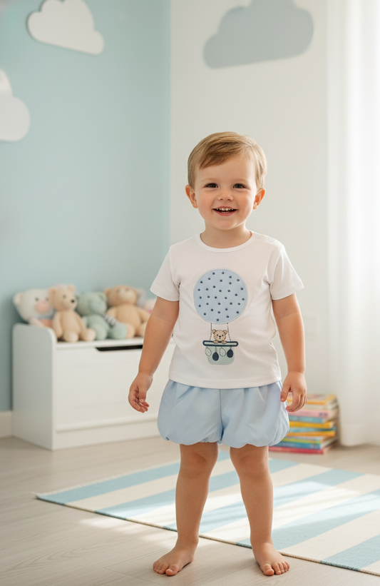 Conjunto Niño Oso Globo 1