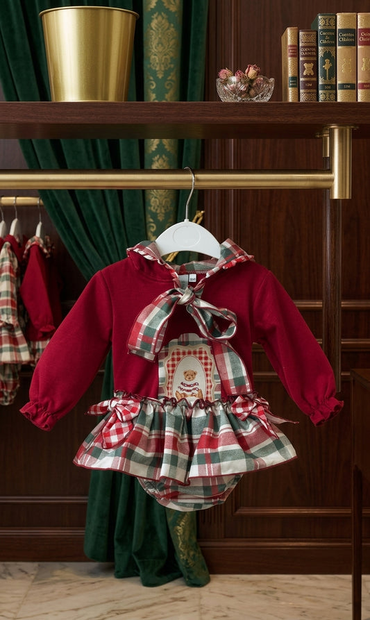 Conjunto Oso Navidad Niña
