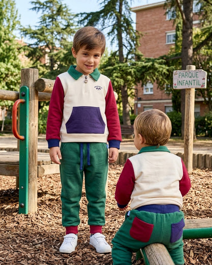 Conjunto Deportivo Niños Spagnolo Multicolor | Moda Infantil | Sonajero Kids