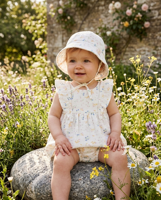 Conjunto Jesusito Gorro Floral