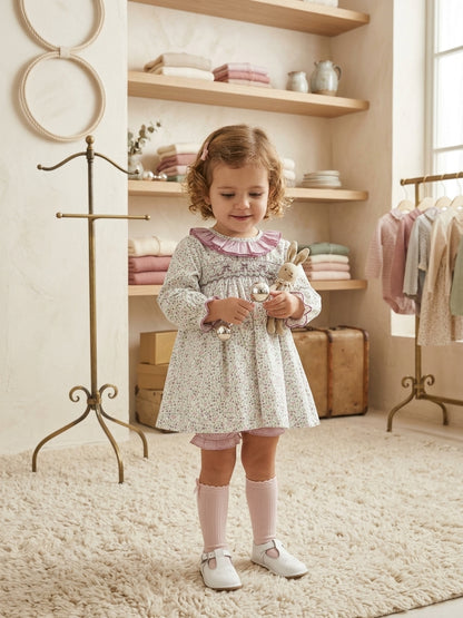 Jesusito Belén Costalas Flores y Conejitos Rosa | Sonajero Kids