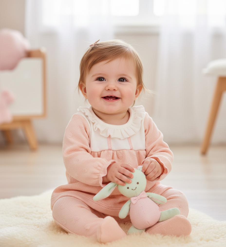 Conjunto Polaina Burán Melocotón