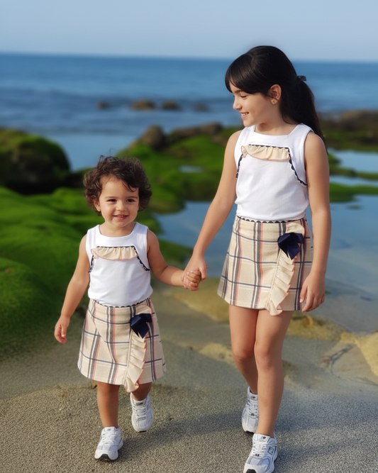 Conjunto Falda Camel