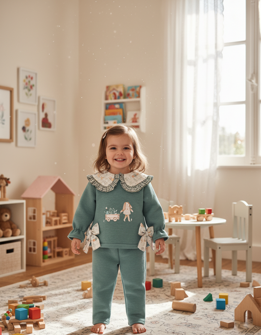 Conjunto 3 piezas Perpignan Verde