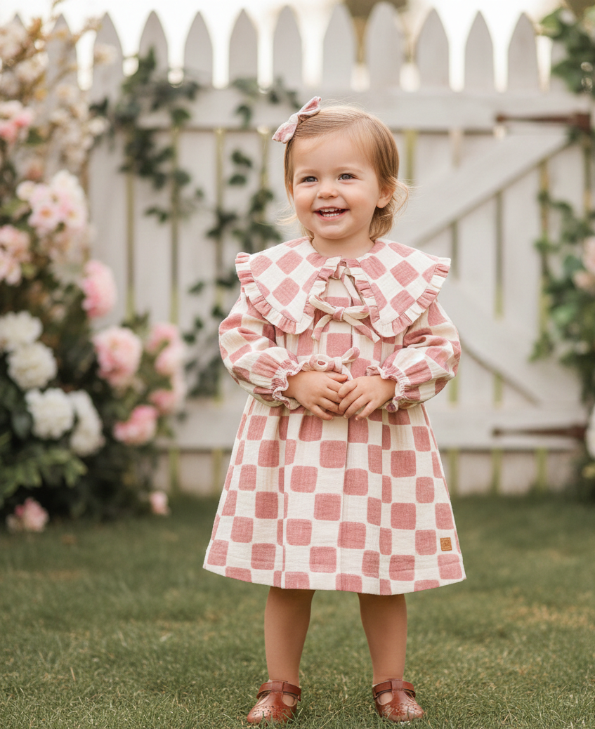 Vestido Damero Jose Varon