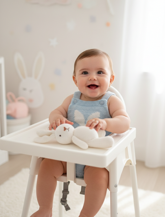 Peto Hilo Conejito Celeste