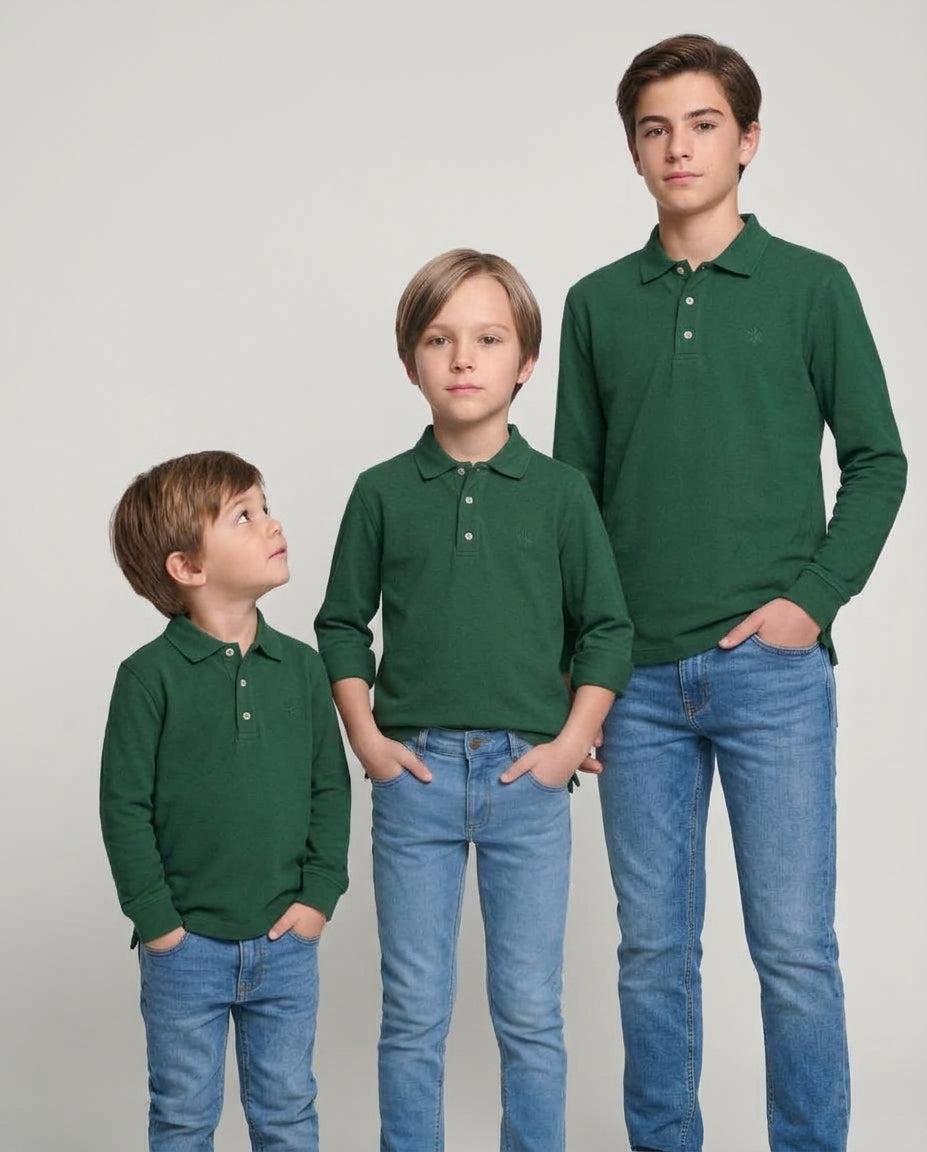 Polo Spagnolo Verde Jade