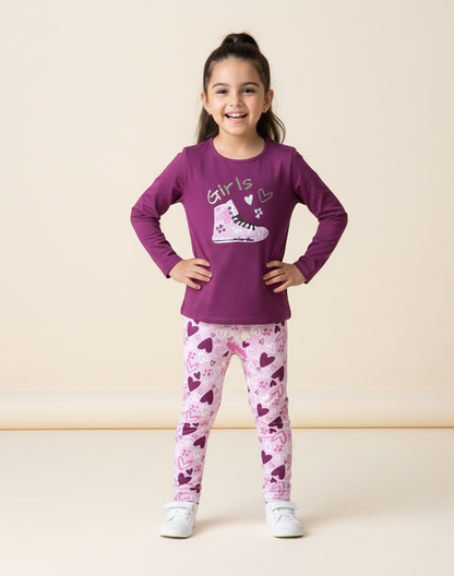 Conjunto Leggins Girls
