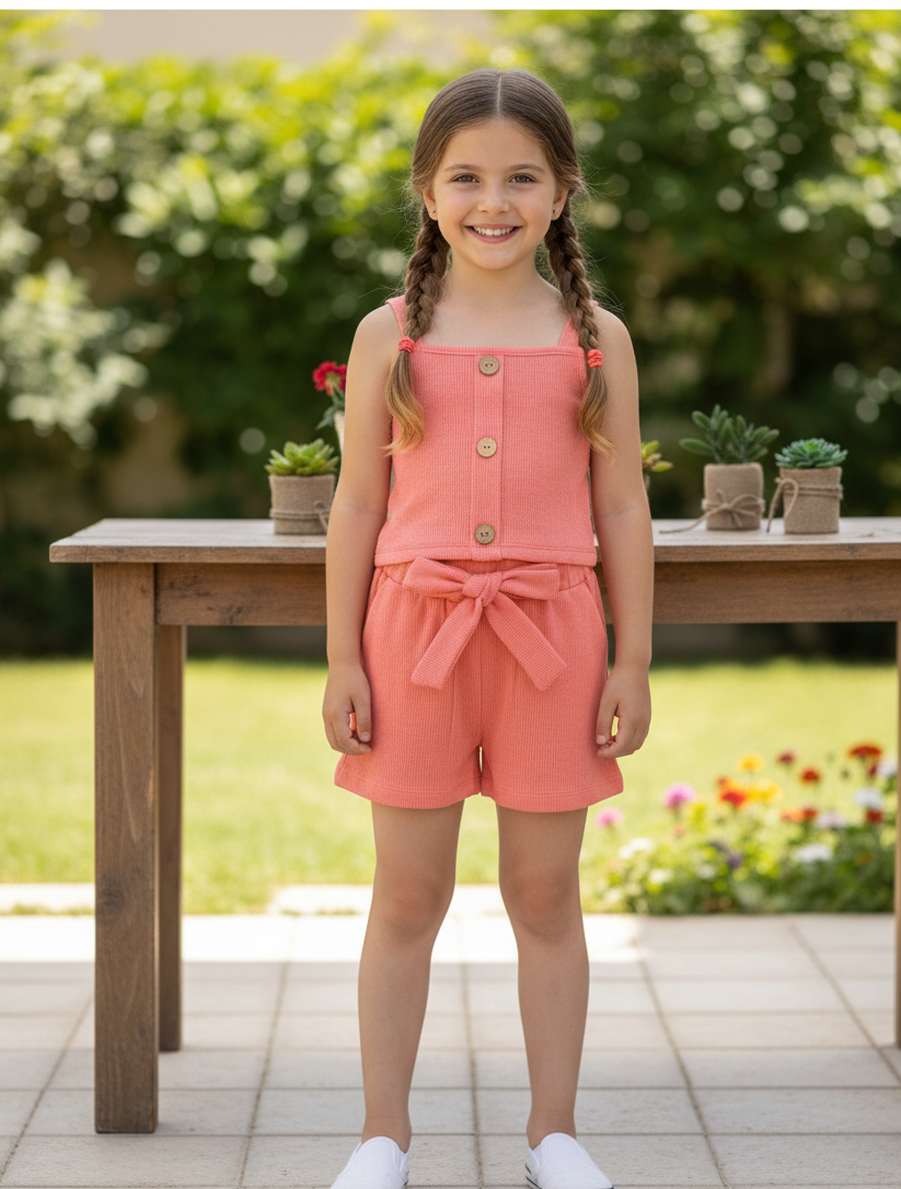 Conjunto Tirantes Coral