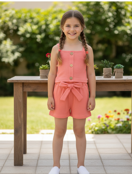 Conjunto Tirantes Coral