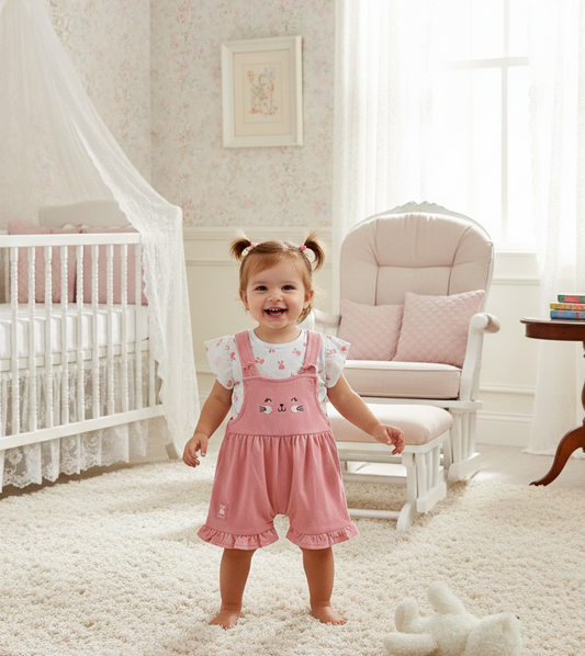 Conjunto Caricia Rosa