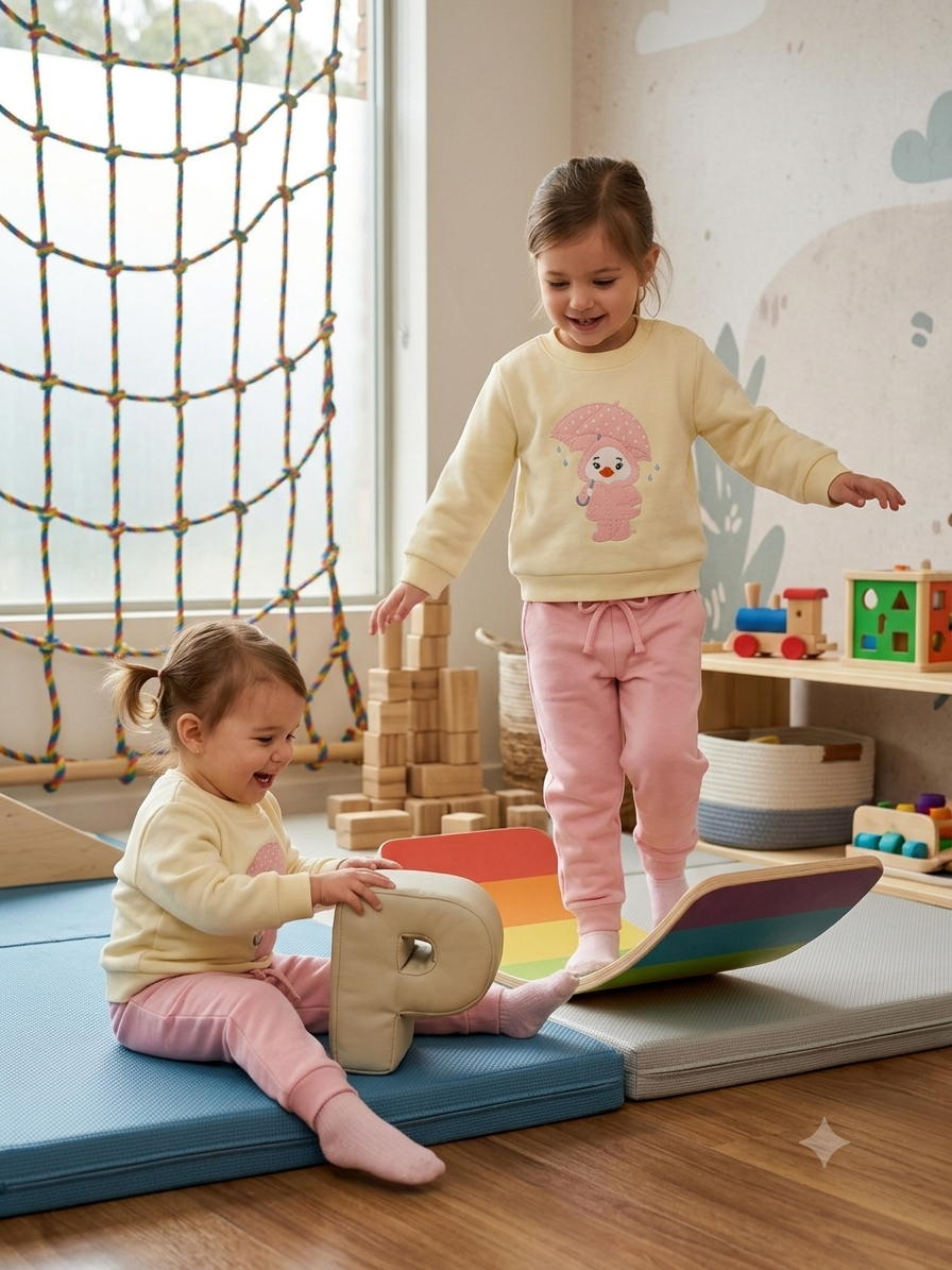 Conjunto Chándal Infantil Pato Amarillo y Rosa | Sonajero Kids