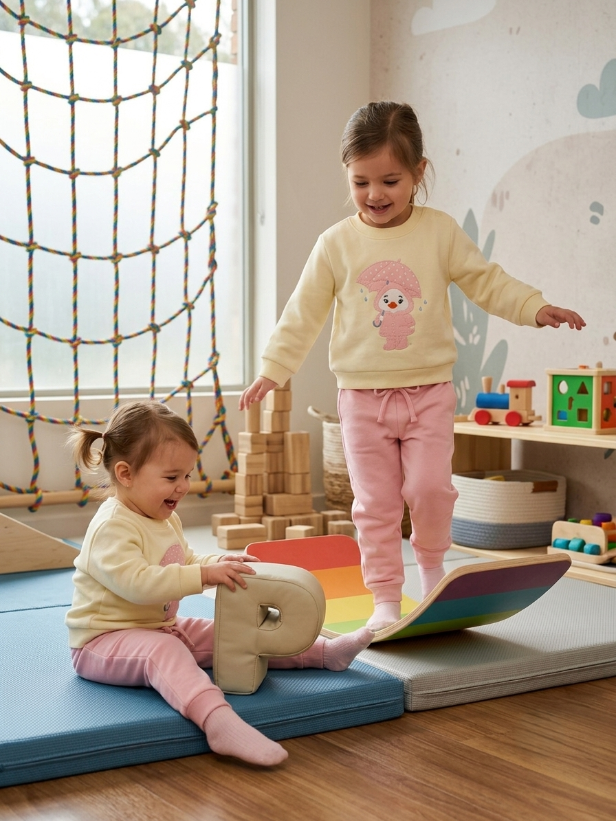Conjunto Chándal Infantil Pato Amarillo y Rosa | Sonajero Kids