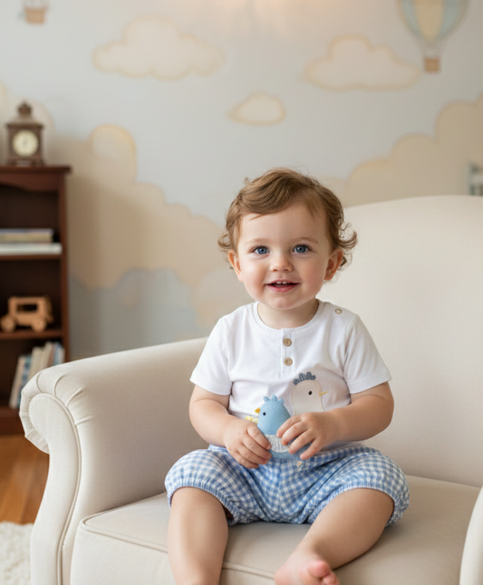 Cojunto Niño Familia Gallina