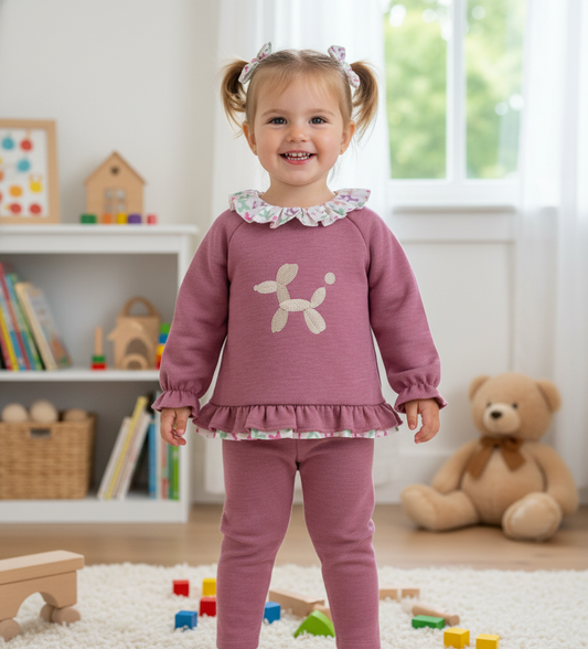 Conjunto Perrito Globos