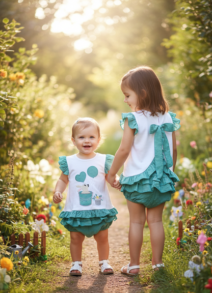 Conjunto Plumeti Verde