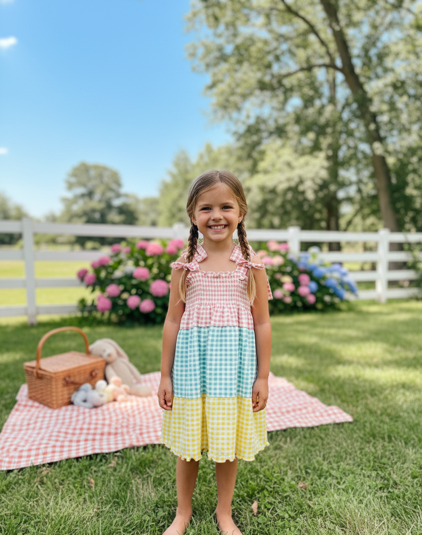 Vestido Tricolor Trend