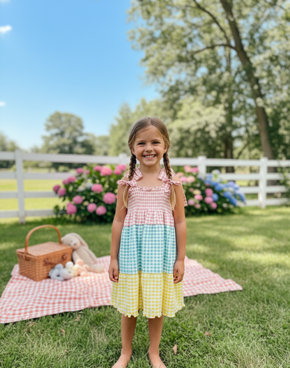 Vestido Tricolor Trend
