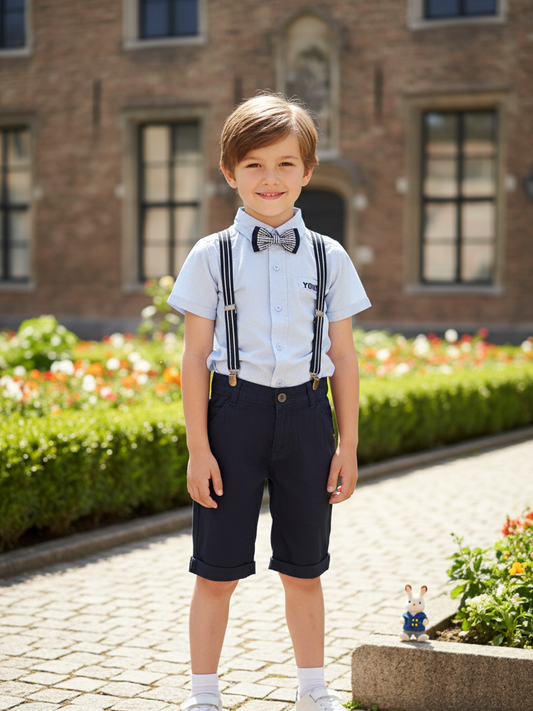 Tirantes Pajarita Azul Oscuro