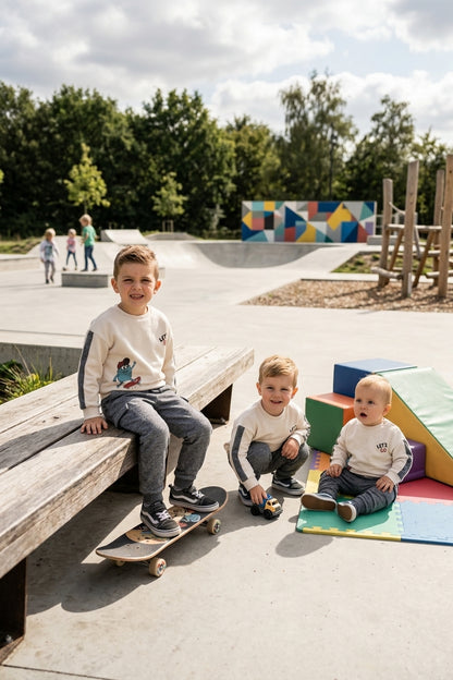 Conjunto Sudadera y Jogger Niños "Let's Go" | Moda Infantil | Sonajero Kids