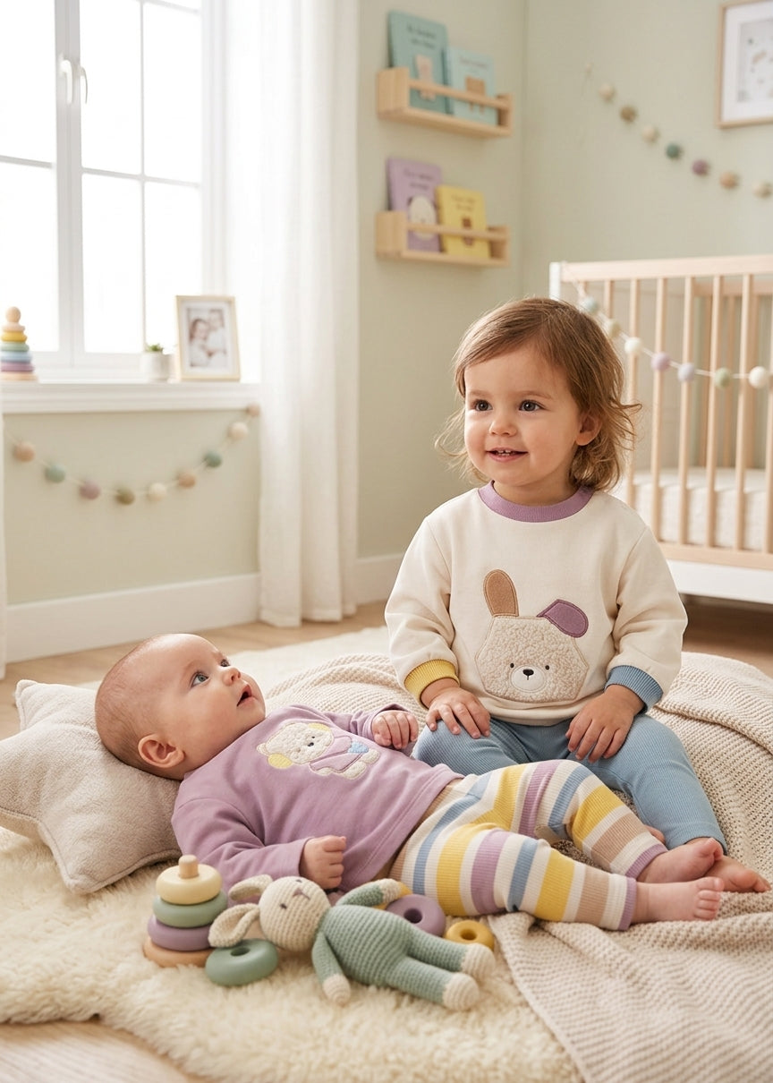 Conjuntos Bebé Combinable Mayoral | Moda Infantil Suave y Versátil| Sonajero Kids