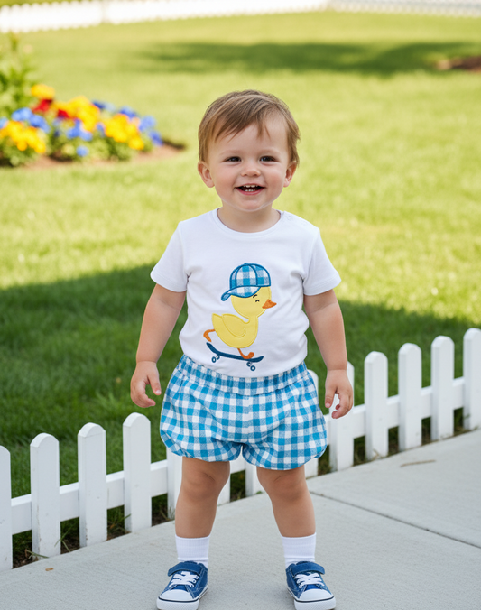 Conjunto Niño Pato Monopatin