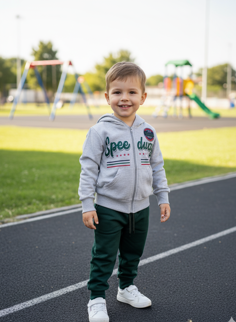Conjunto Gris Verde Spee Duay
