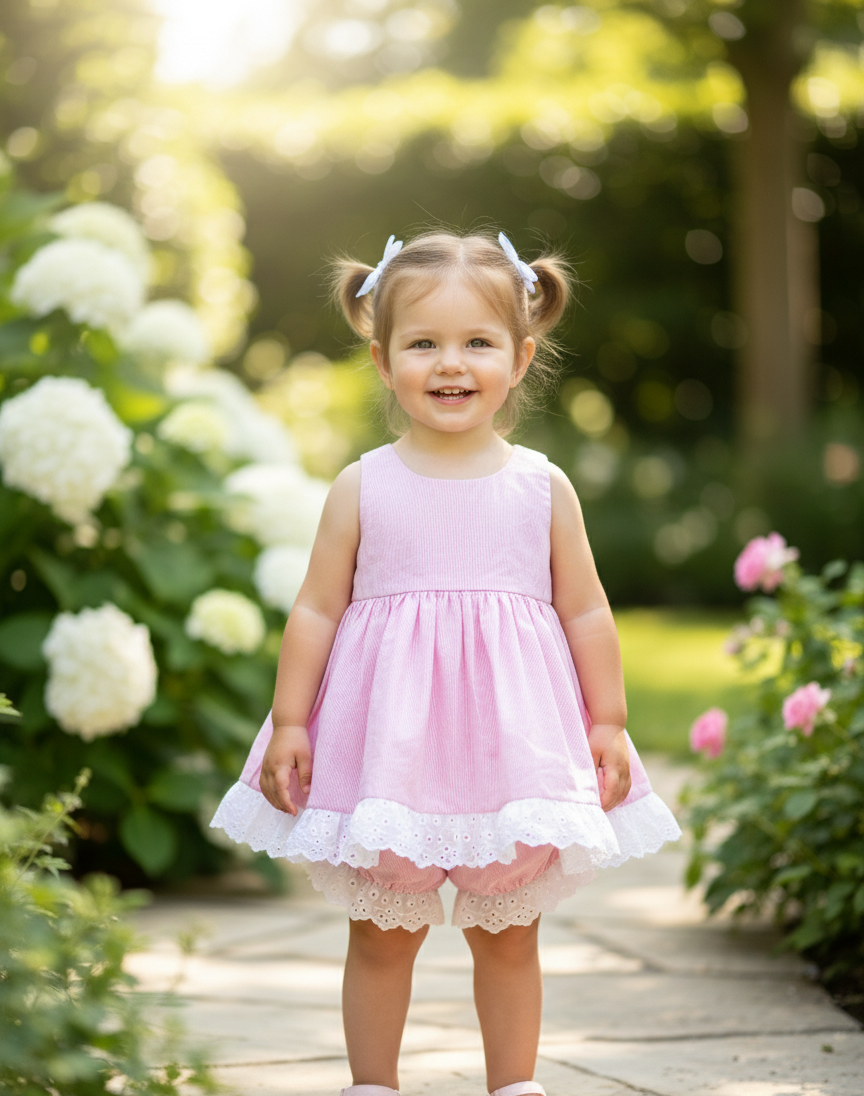 Conjunto Rosa Puntilla