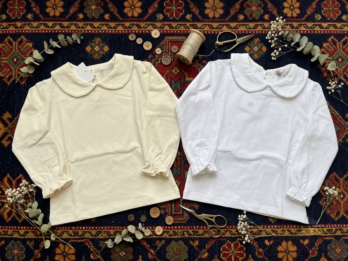 Camiseta Bebé Cuello Volante Algodón | Sonajero Kids