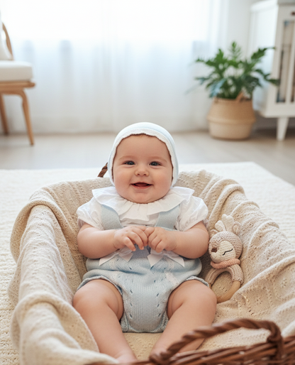 Conjunto Tirantes Blusa Celeste