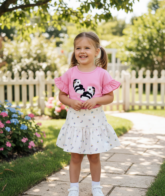 Conjunto Falda Blanca