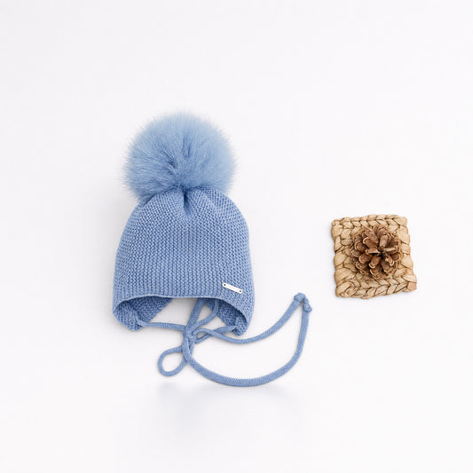 Gorro Orejero Pelo Natural-Pangasa Baby