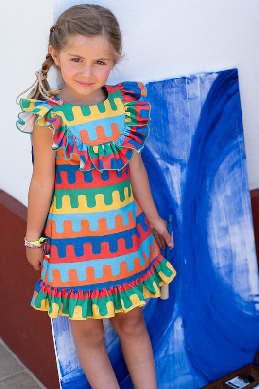 Vestido Olas De Caramelo