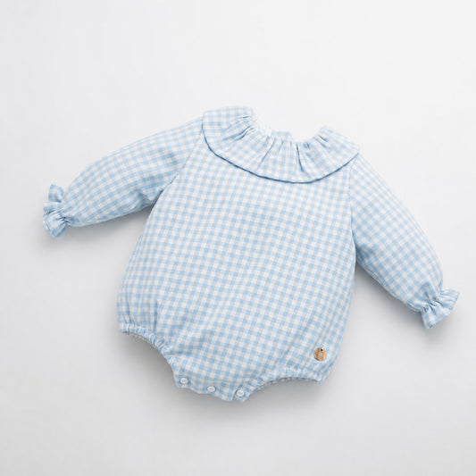 Pelele Soft Celeste Empolvado | Pangasa Baby