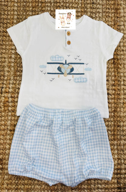 Conjunto Niño Avioneta