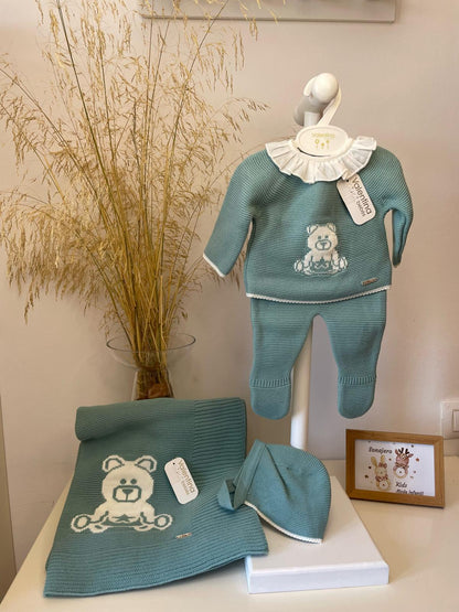 Conjunto Polaina Bear Verde