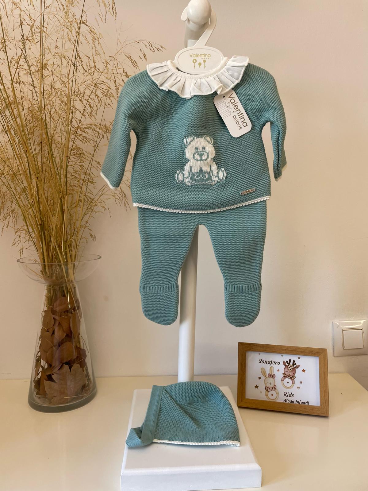 Conjunto Polaina Bear Verde