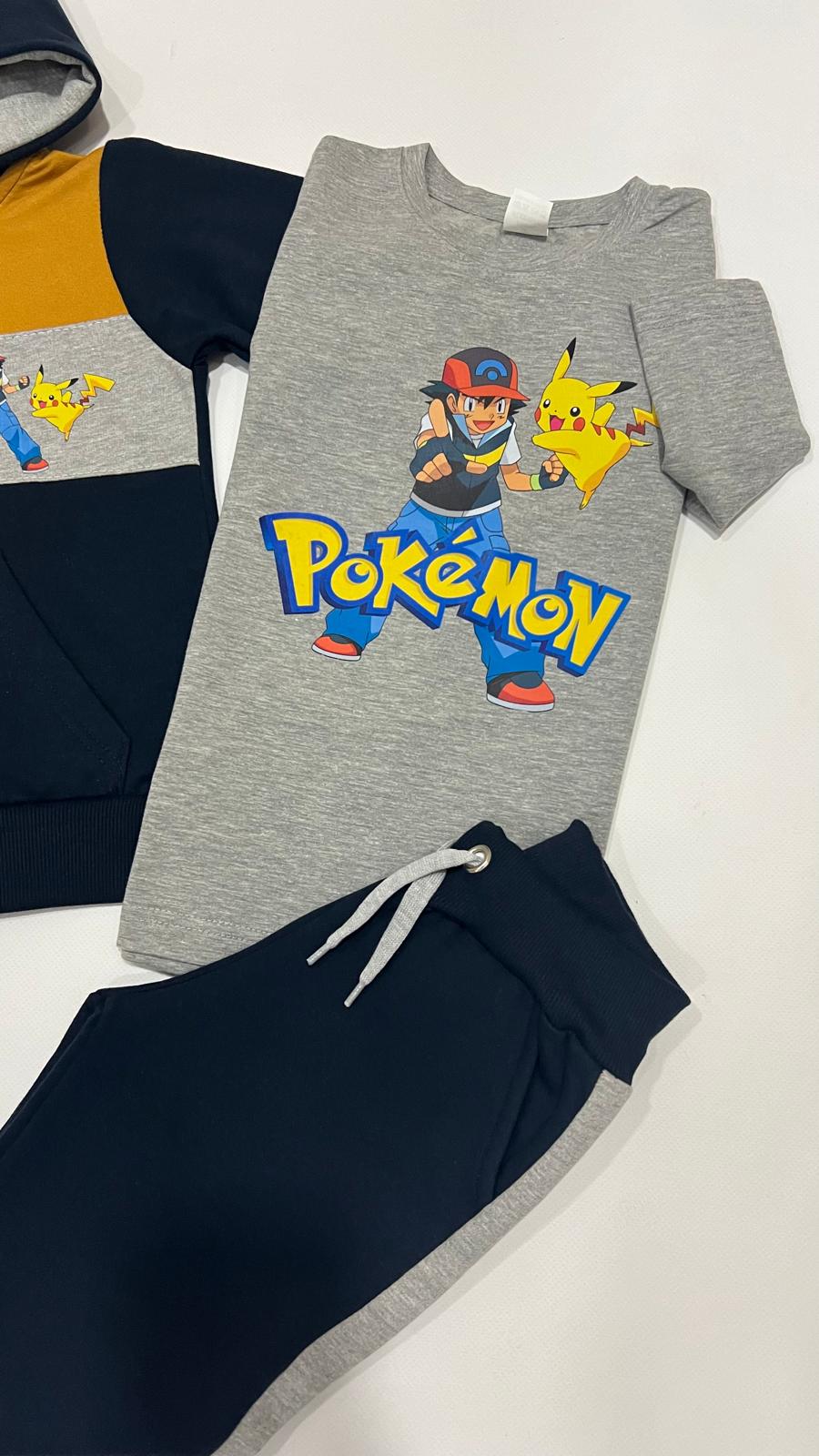 Chandal 3 piezas Pokemon