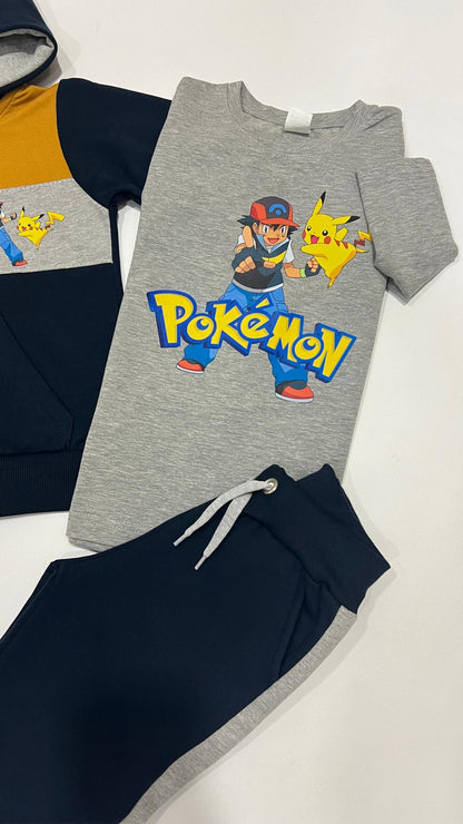 Chandal 3 piezas Pokemon