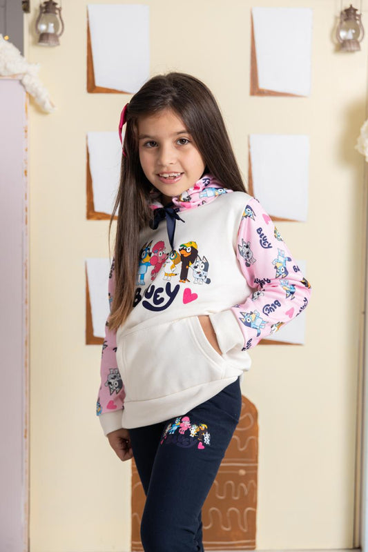 Conjunto Bluey Blanco