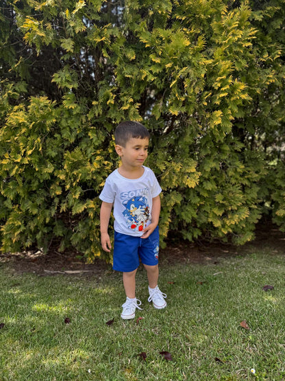 Conjunto Niño Sonic Blue