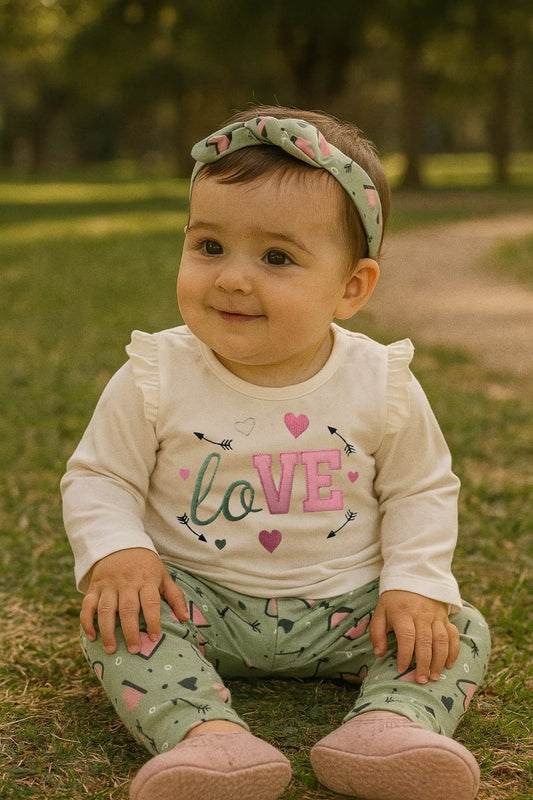 Conjunto Leggins Bebe Love