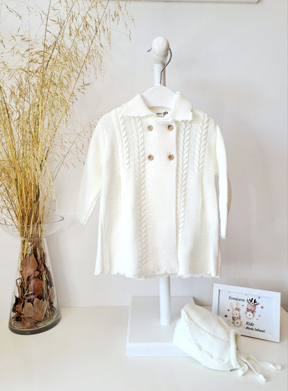 Abrigo Capota Chloe Crema