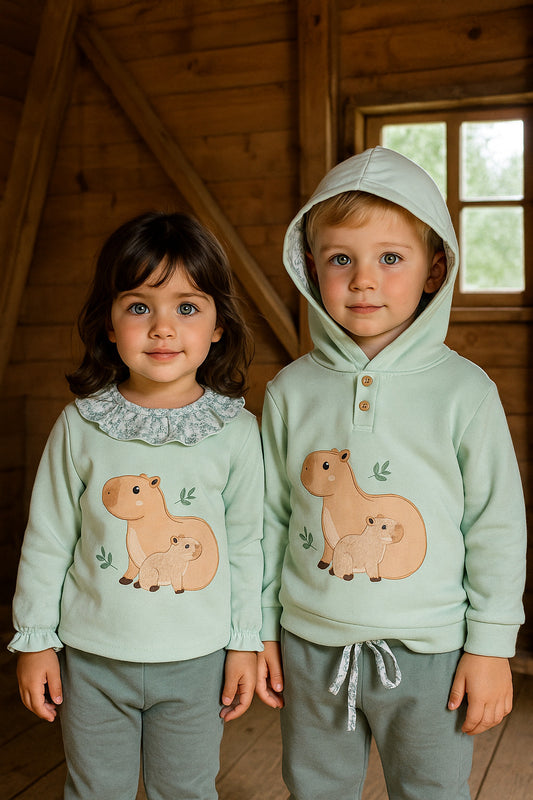 Conjunto Niño Sudadera Capibara