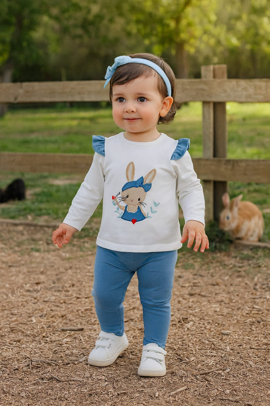 Conjunto Azul Dulce Conejita