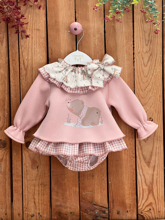 Conjunto Sudadera Donatela Rosa