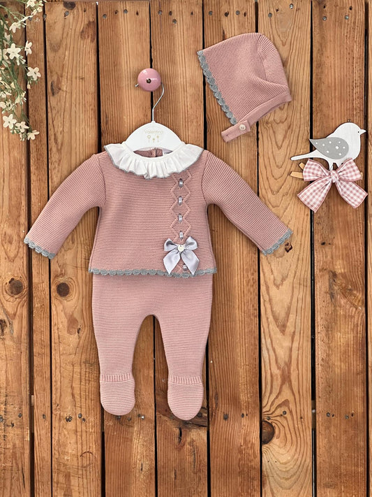 Conjunto 3 Piezas Polaina Orquidea