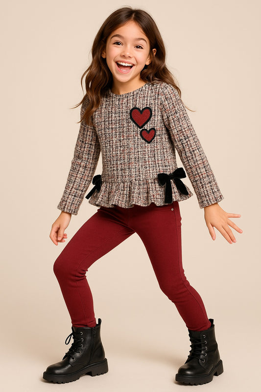 Conjunto Leggins Corazones